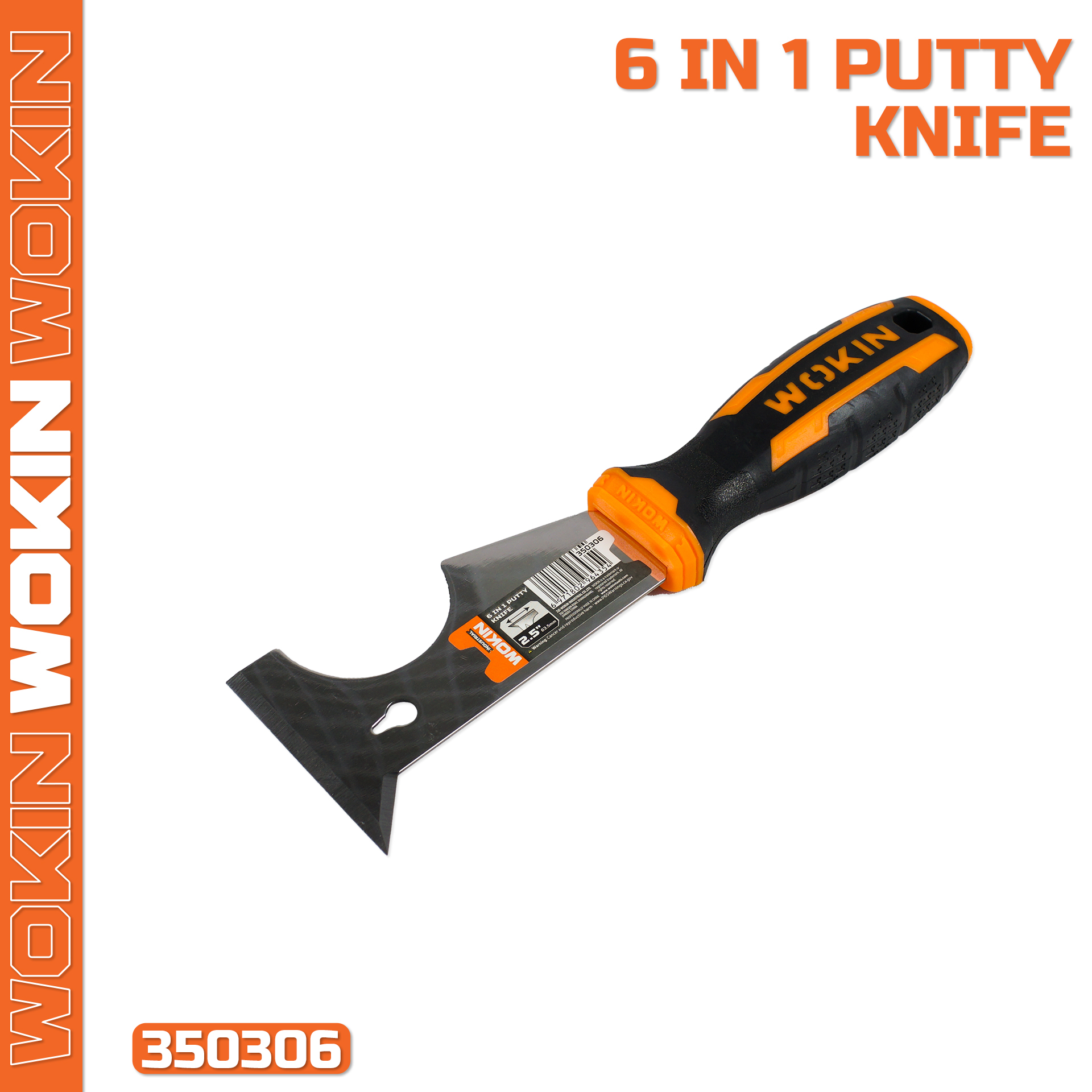 6 IN 1 PUTTY KNIFE INDUSTRIAL 350306 Wokin Indonesia