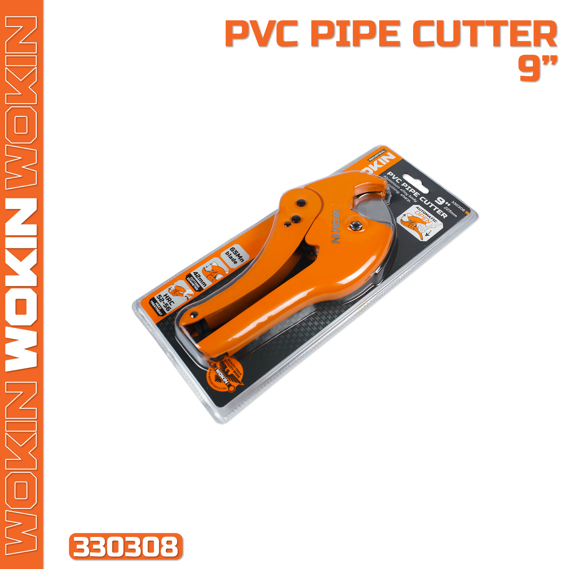Taglierino Cutter Pieghevole Wokin In Alluminio – Con 5 Lame Di Ricambio SK5 E Sblocco Rapido